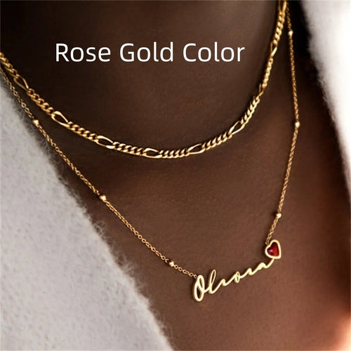 Personalized Stainless Steel Necklace For Women